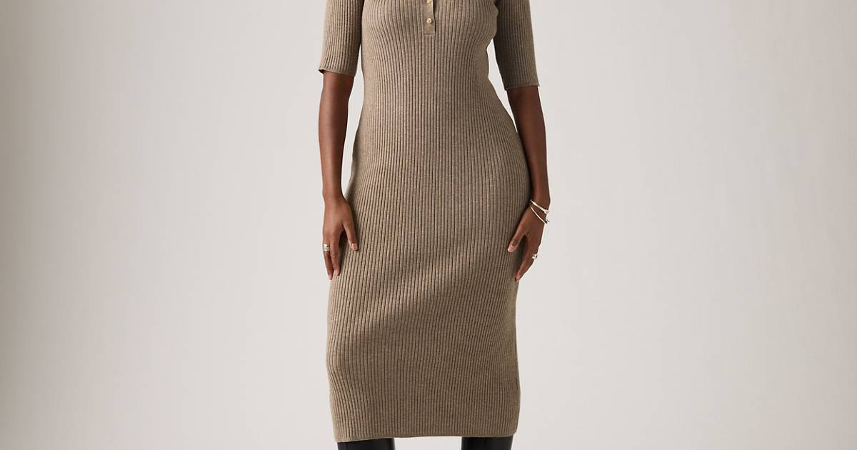 Monica Knit Dress - Brown | Levi's® US | Levi's US
