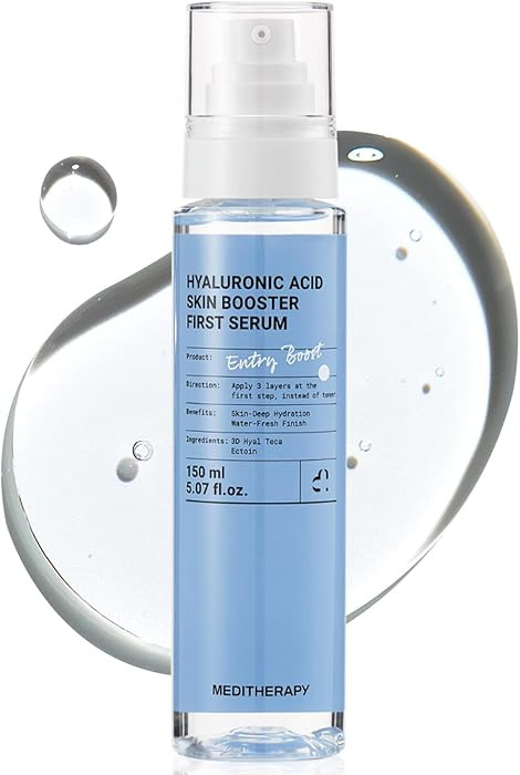 Meditherapy Hyaluronic Acid Serum XXL 150ml (5.07 fl.oz.) – Ultra Hydrating 333Serum for Glowin... | Amazon (US)