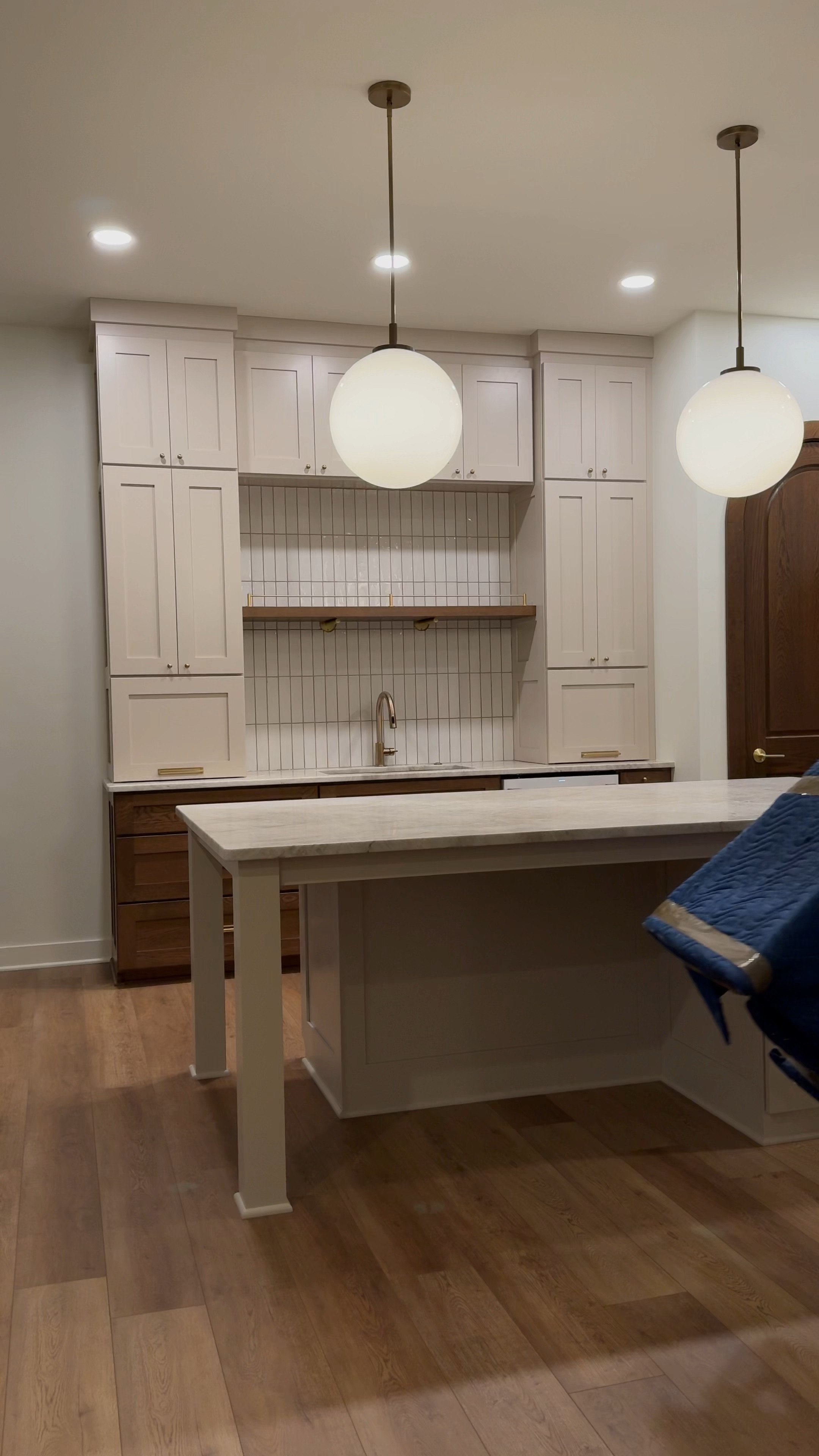 Set up my new kitchen with me! Post kitchen renovation. Counter stools, counter height chair, island dining, kitchen island. 

Counter: Taj Mahal Quartz
Cabinets: custom Amish 
Cabinet color: SW Accessible Beige 
Lowers: custom stain on white oak

#LTKHome #LTKWatchNow #LTKParties