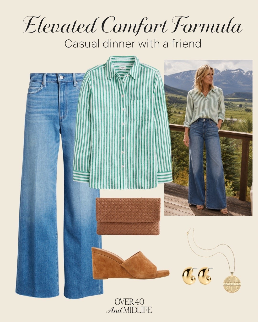 ✨Tap the bell, save and ❤️ for over 40 fashion, midlife style, midsize fashion and luxury looks for less. 

Elevated Comfort Formula

spent years thinking I needed tighter clothes, trendier outfits, or a different body to feel good getting dressed again.

Turns out… I didn’t need more effort.
I needed better outfit physics.

The formula became simple:

✨ lift
✨ skim
✨ balance
✨ softness

That’s what elevated comfort really is.

Not frumpy.
Not stiff.
Not trying too hard.

Just outfits that feel comfortable AND make you feel like yourself again.

These are the pieces I keep reaching for because they solve the problem so many midlife women are quietly struggling with:
“How do I feel confident again in the body I have now?”

Save this for the next time your outfits feel “off.” 🤍

👑"Helping you look good, feel good!" - Lindsey Denver

#LTKOver40 #LTKPlusSize #LTKMidsize

Comment SHOP below to receive a DM with the link to this post on my LTK ⬇ https://liketk.it/6d65g