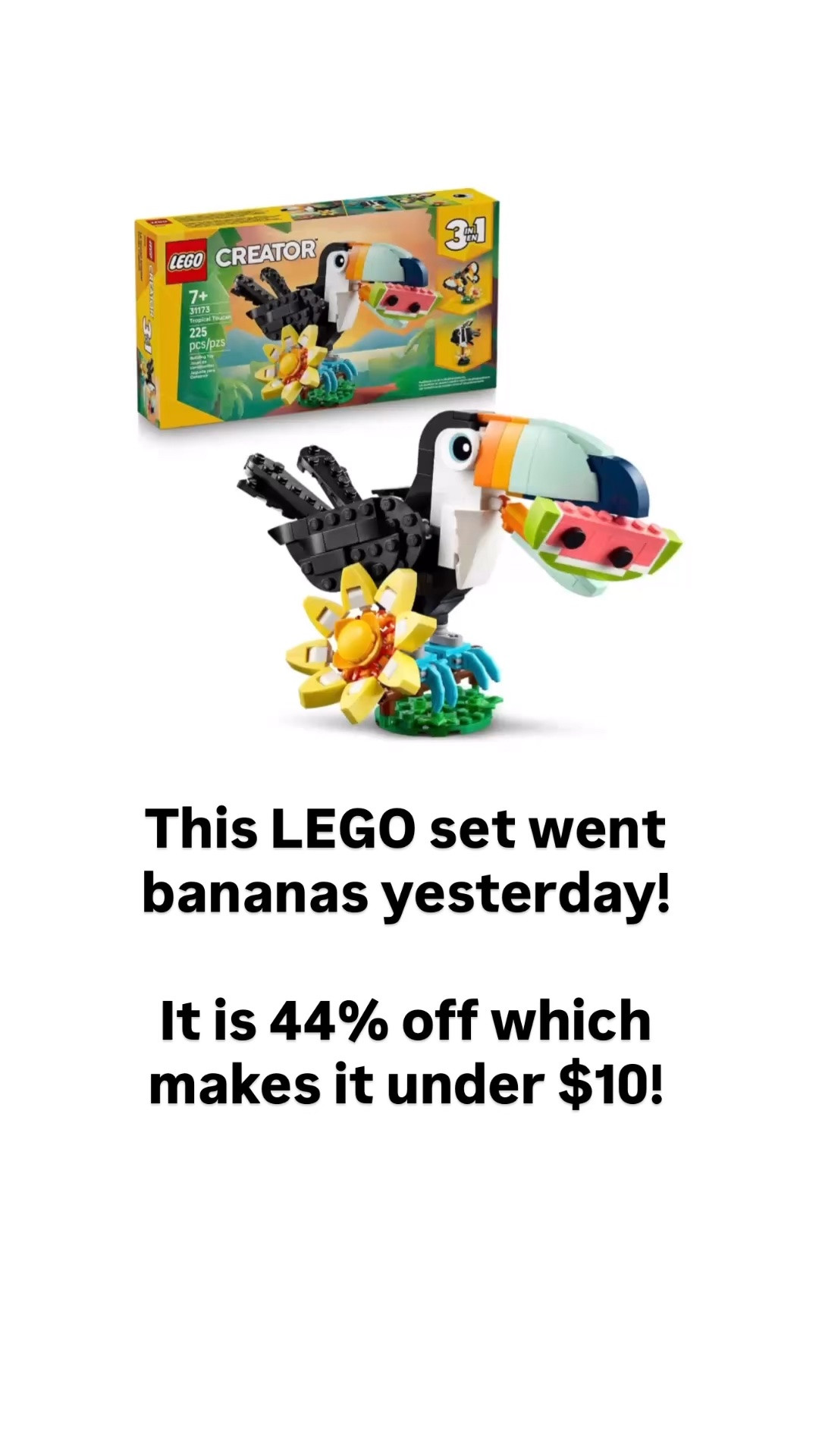 It is very rare that LEGO sets go on this kind of sale (under $10)! Would make a perfect birthday or Christmas gift!

#LTKSaleAlert #LTKKids