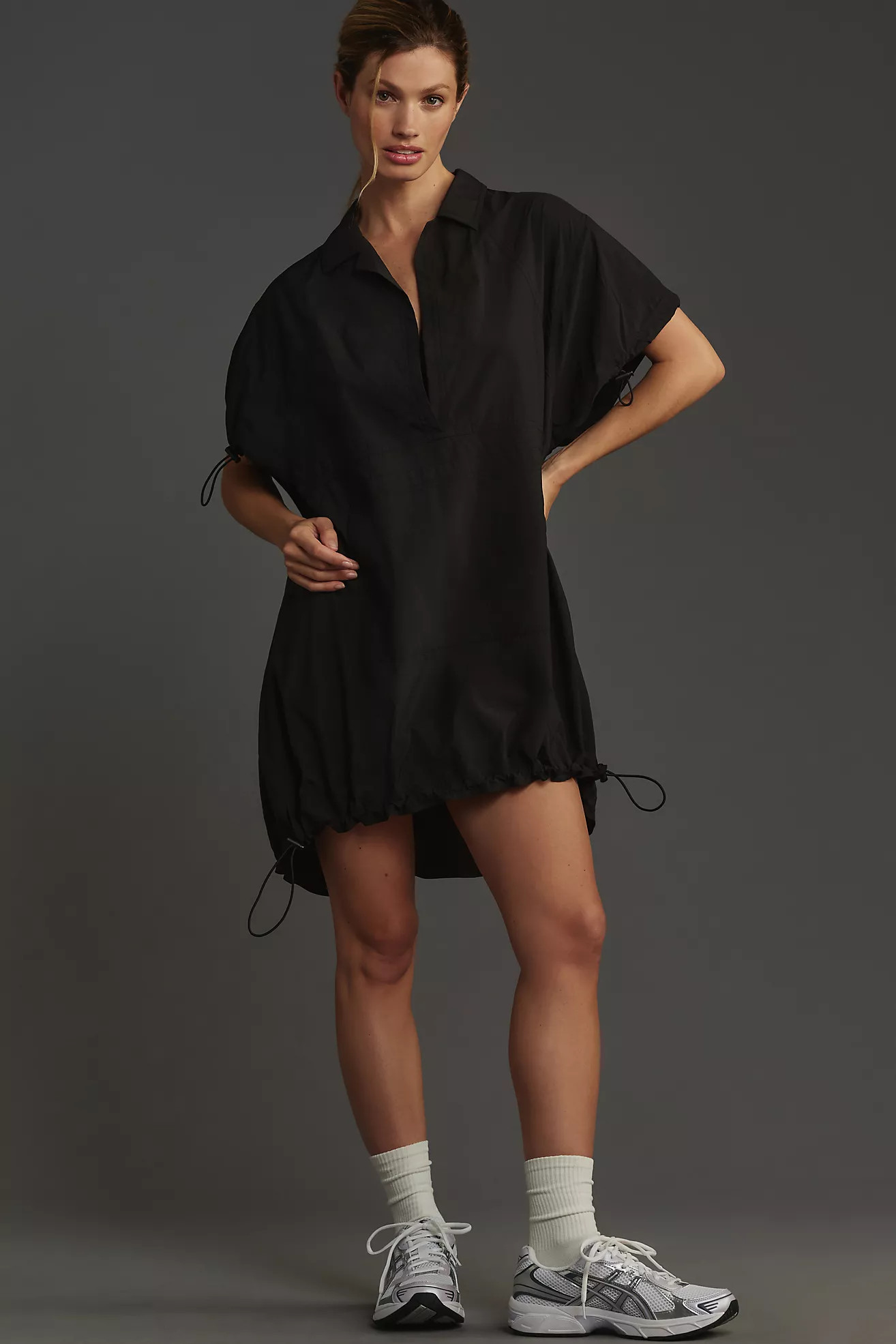 Daily Practice by Anthropologie Dream Team Collared Mini Dress | Anthropologie (US)