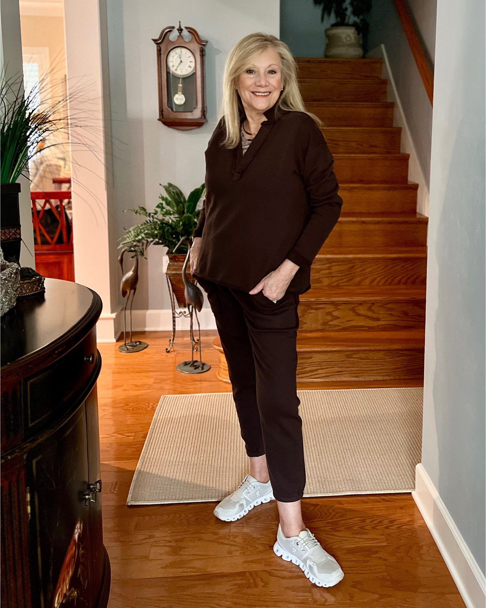 Wearing sweats and animal prints in January is the perfect blend of comfort and style as the chilly winter month encourages cozy outfits. Sweats' aka Fleece- wear provides a soft, relaxed fit that provides warmth and ease, ideal for snuggling up at home or running errands. Pairing them with bold animal prints adds an adventurous touch, making a statement while embracing the laid-back vibe of winter. This combination keeps you comfortable during cold days and allows for personal expression through fashionable yet practical choices.


#LTKShoeCrush #LTKTravel #LTKSeasonal