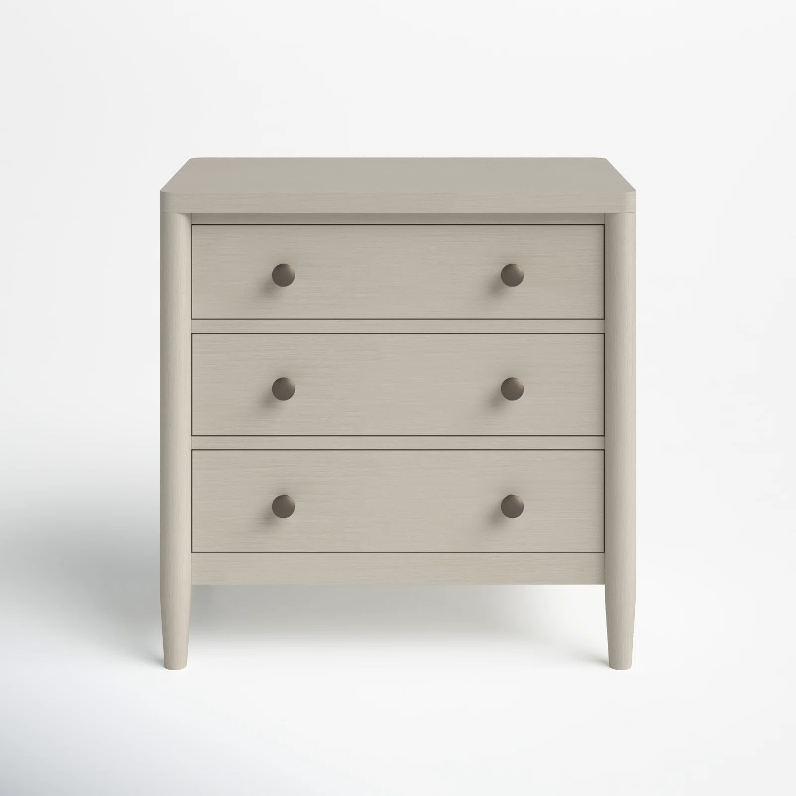 Birch Lane™ Shannen 3 - Drawer Solid Wood Nightstand in Drift & Reviews | Wayfair | Wayfair North America