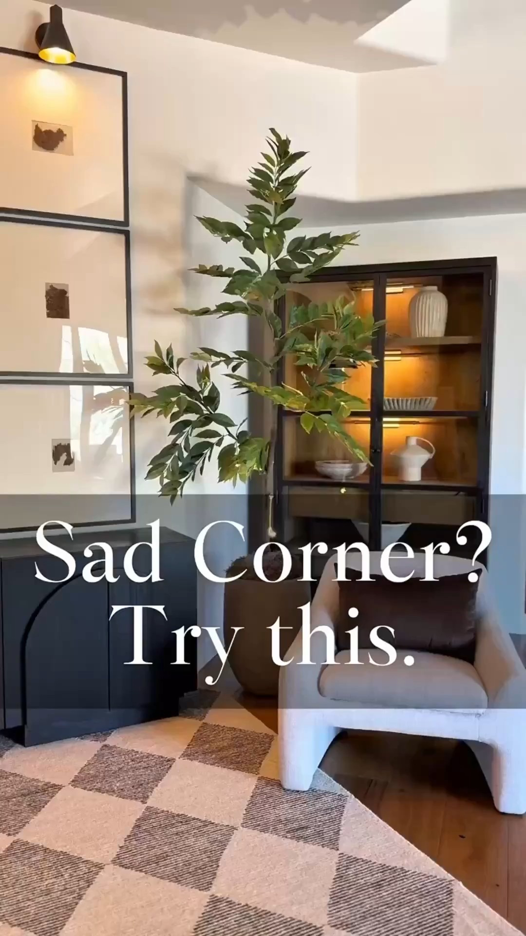 One of my favorite ways to brighten a dark corner 🤎✨ A faux tree for height + softness, a cozy accent chair, layered textures, and a hidden spotlight for that warm, moody glow. It’s the little details that make a big impact! 🔥


#darkcornerglowup #fauxtreestyling #cozycornervibes #amazonhomefinds #lightandgreenery #interiorinspo #accentchairgoals #moodyhomedecor #layeredspaces #homedecorinspo #homeaesthetic


#LTKFindsUnder100 #LTKHome #LTKGiftGuide

#LTKHome #LTKSeasonal #LTKFindsUnder100