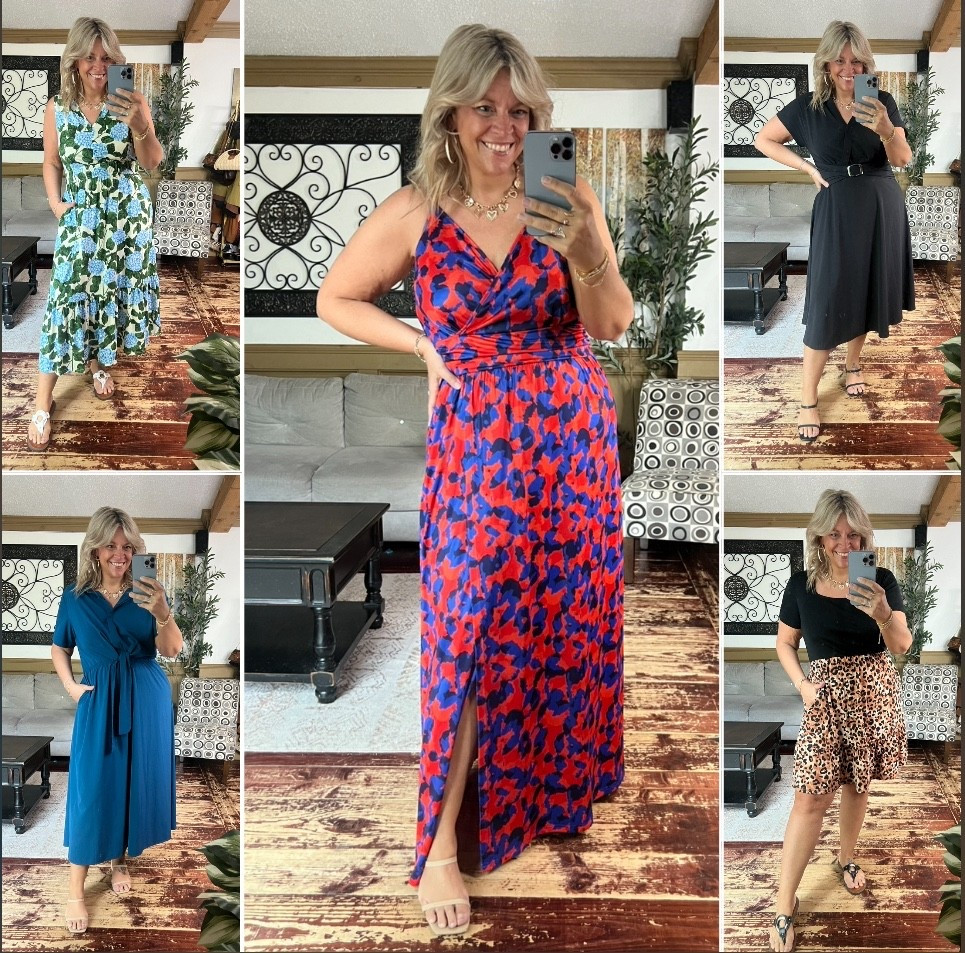 Wearing size xl in each of these Amazon dresses. Workwear outfit, teacher outfit, maxi dress, dress with pockets 

#LTKMidsize #LTKWorkwear #LTKFindsUnder50