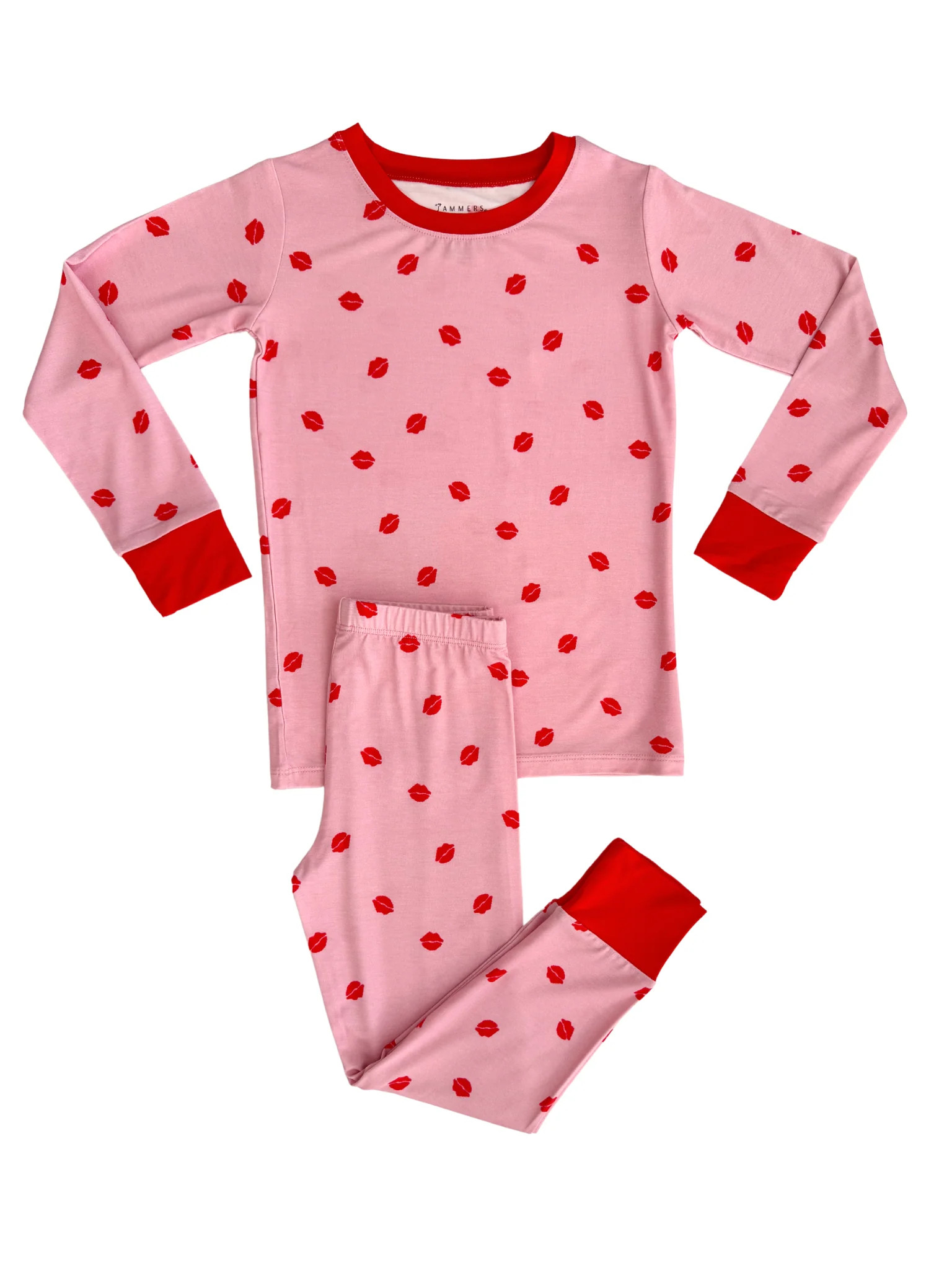 Red Kiss Two Piece Set | In My Jammers