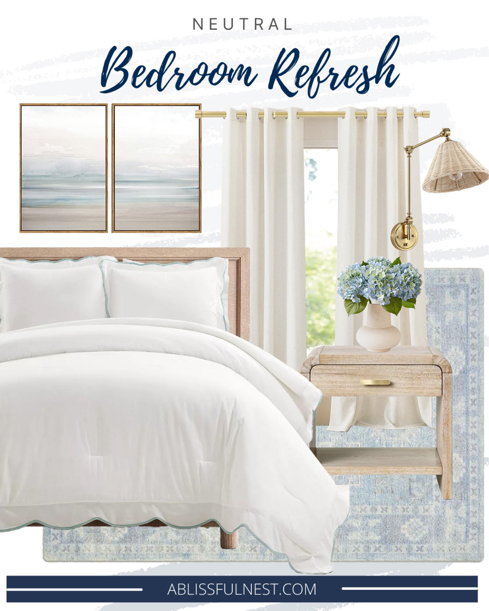 Bedroom refresh idea!

#bedroomdecor

Neutral bedroom refresh. Neutral bedroom decor. Coastal bedroom decor. Bedroom refresh must haves  

#LTKFindsUnder100 #LTKSeasonal #LTKHome