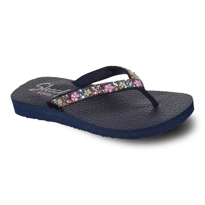 Skechers Cali Meditation Daisy Garden Women's Thong Sandals, Size: 9, Red Overfl | Kohl's