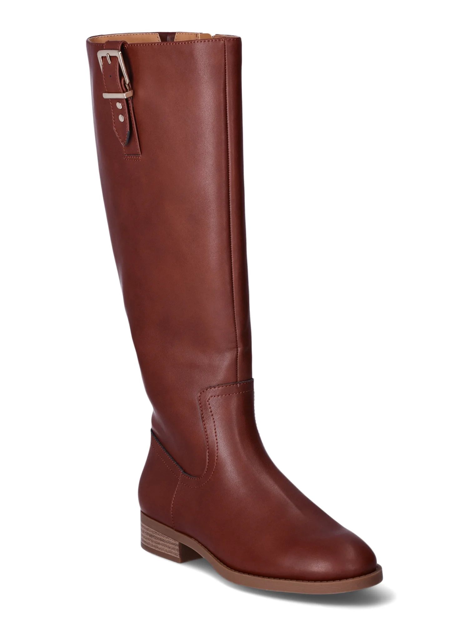 Time and Tru Women's Riding Boots, Wide Width Available | Walmart (US)