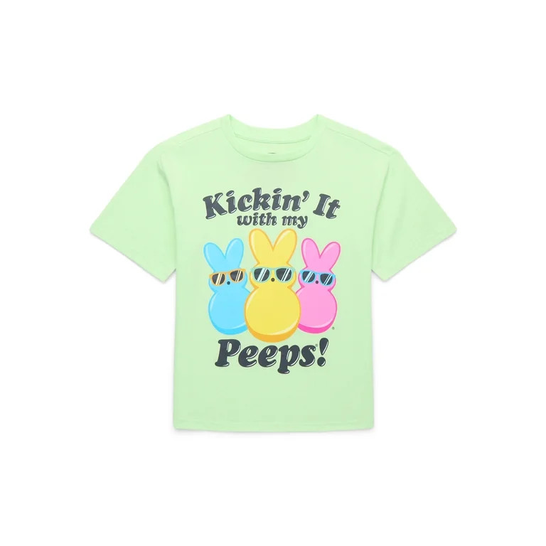 Peeps Boys Kickin' It Tee with Short Sleeves, Sizes 4-18 | Walmart (US)