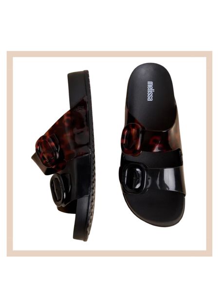 Clear tortoise slide on sandals 

#LTKshoecrush #LTKstyletip #LTKfindsunder100