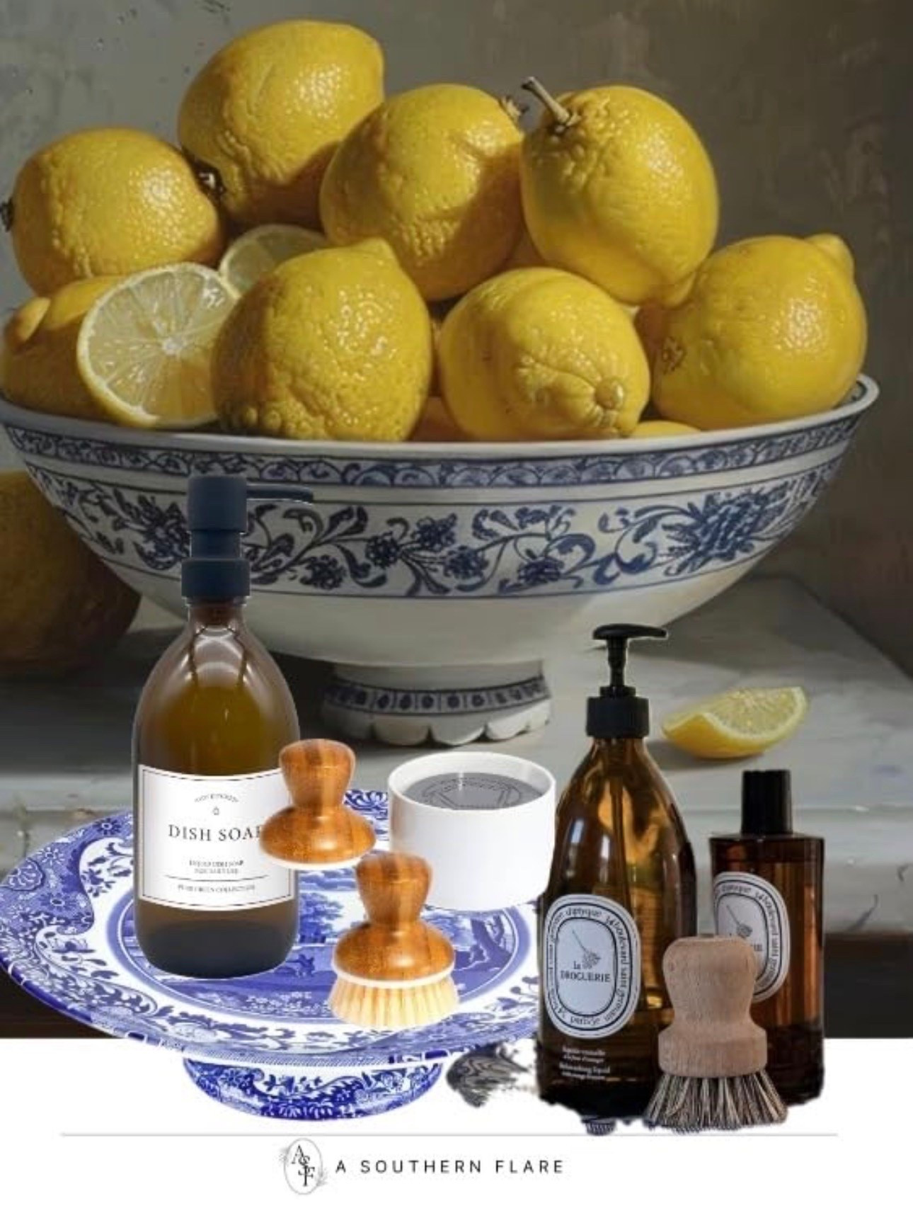 A fresh take on your kitchen essentials. These items will brighten up your space and make dishwashing a breeze. #KitchenEssentials #FreshLook