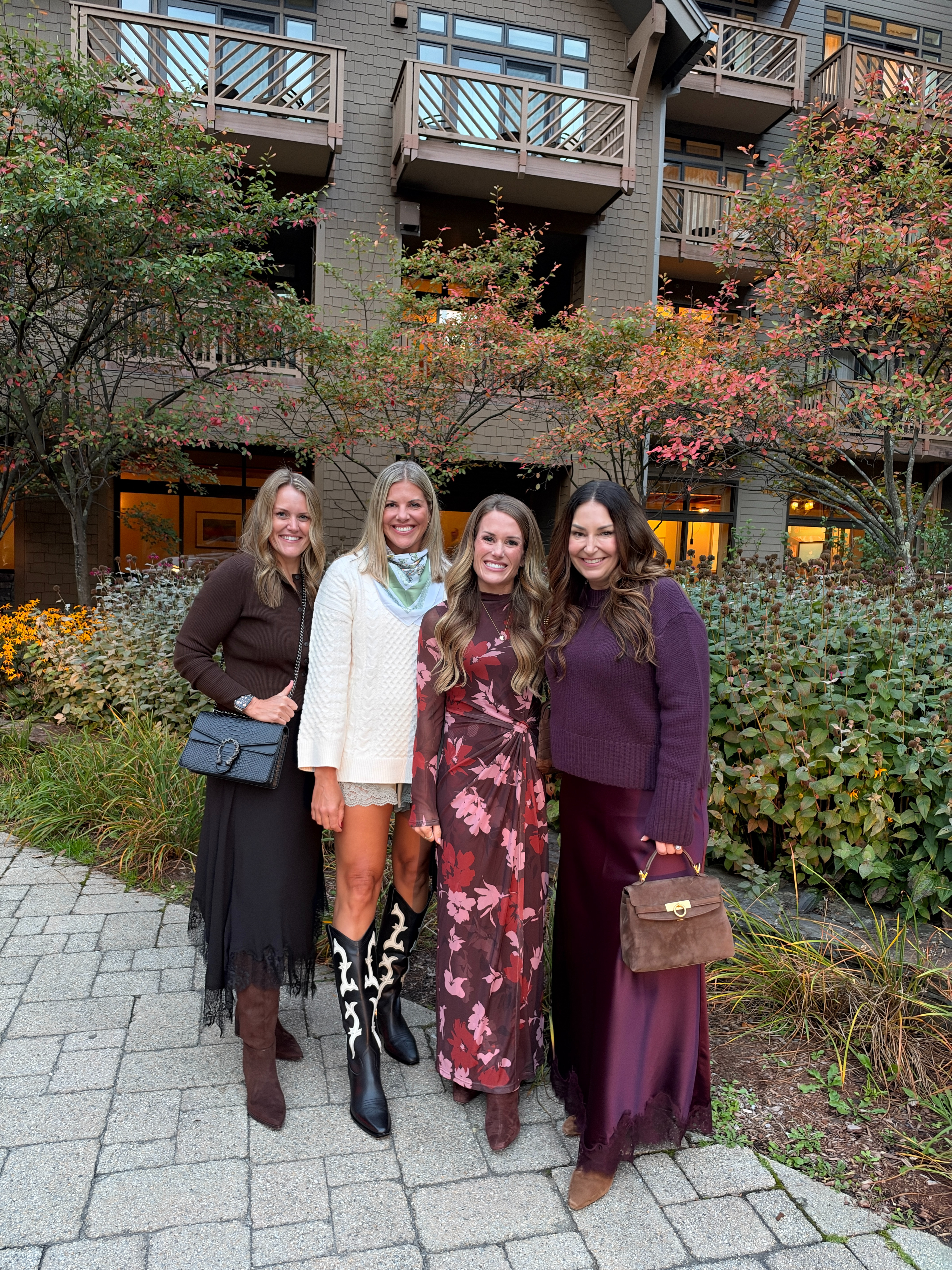 All dressed up for our girls night out in Vermont! We went to the BEST Italian restaurant this night.  

 #LTKdayinmylife #LTKootd #LTKTravel