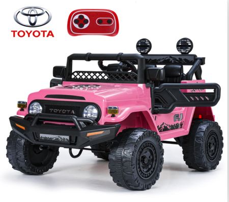 Licensed Toyota FJ Cruiser 12V 7AH Kids Electric Ride on Truck Battery Powered Car Toys 3 Speeds with Parent Remote Control,Spring Suspension & Slow Start
Now $179.99 (was $299.99)

#LTKkids #LTKHolidaySale #LTKGiftGuide