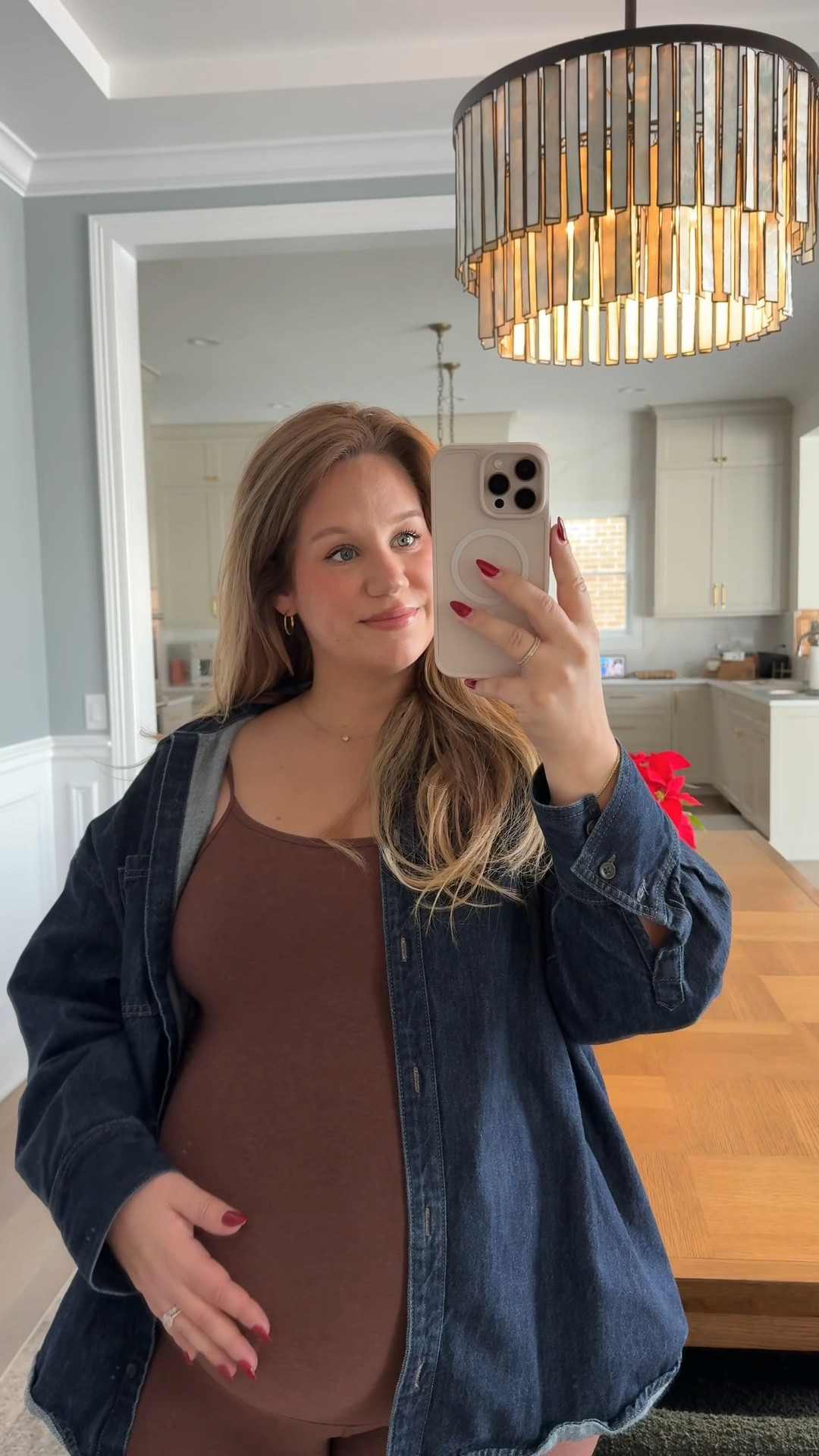 My most worn maternity outfit. 3 trimesters of use 🤎

#LTKootd #LTKSaleAlert #LTKBump