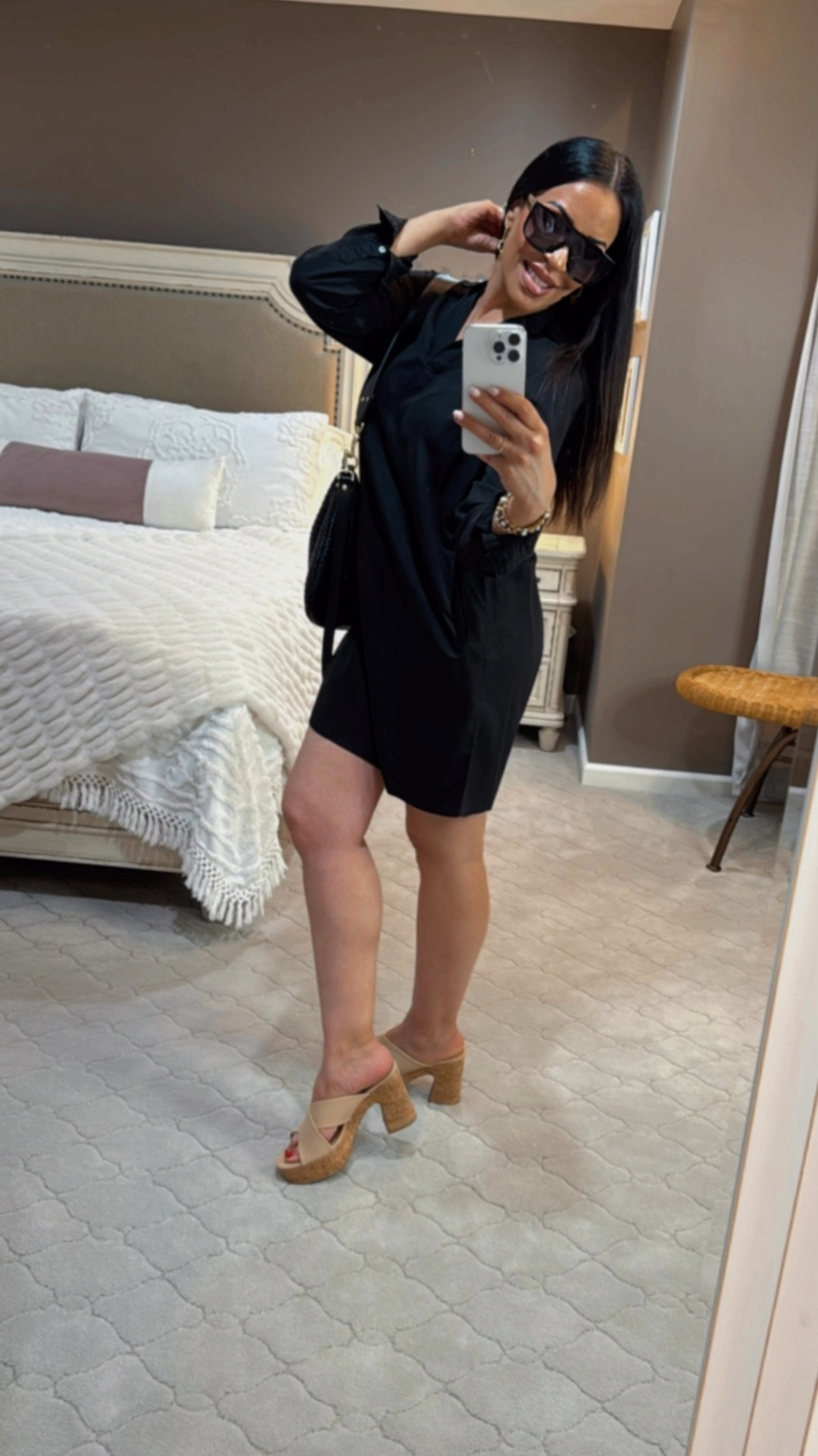 I love a classic piece like this shirt dress. It has such an elevated look. The sleeves can be rolled up, and you can pair it with heels or flats. You will live in this dress! The best part- it’s under $20 at Walmart!
🖤👡🖤👡🖤👡🖤👡🖤👡🖤
#walmart #walmartfashion #affordablefashion

#LTKOver40 #LTKFindsUnder50 #LTKStyleTip
