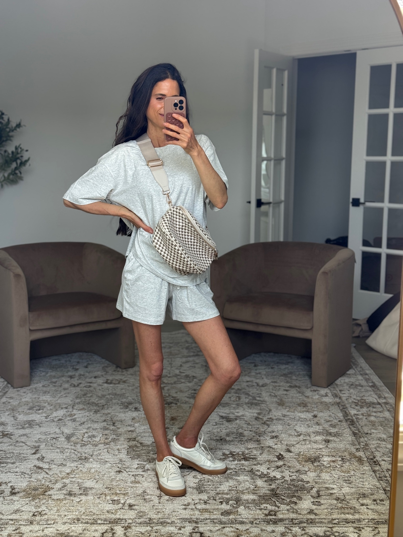 Easy, comfy, and still looks put together.
My go-to for running errands or staying home but still feeling cute.
loungewear set, casual outfit for moms, comfy spring outfit, two piece set outfit, everyday basics


#LTKmomlife #LTKSeasonal #LTKootd