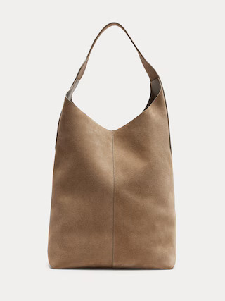 Slouchy Vida Suede Bag | Banana Republic (US)