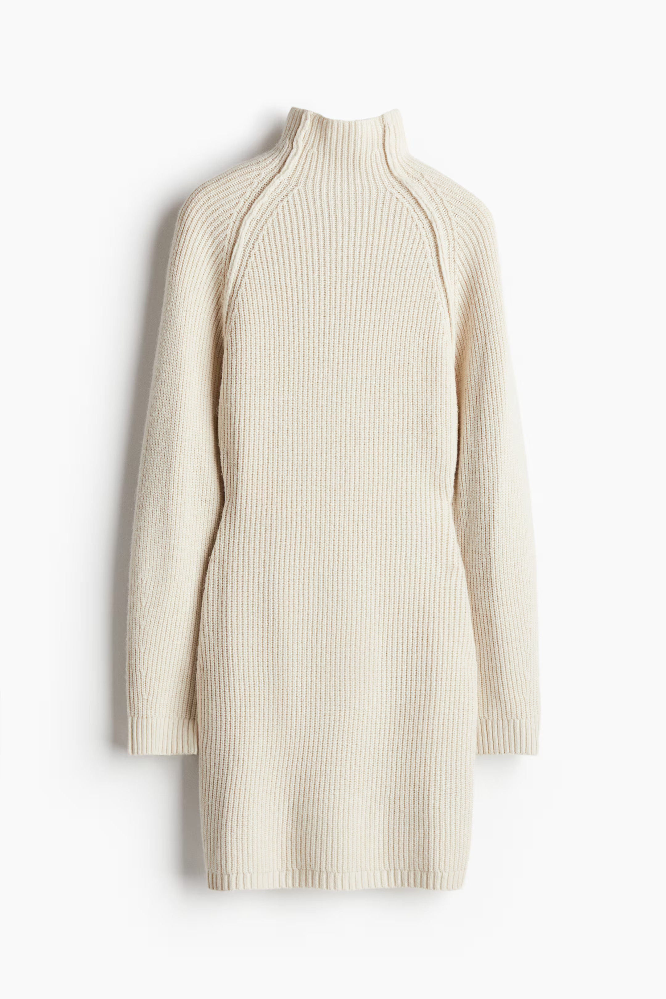 Rib-Knit Mock Turtleneck Dress | H&M (US + CA)