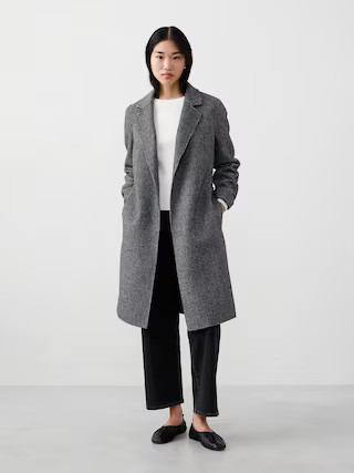 Double Face Tie-Waist Coat | Banana Republic Factory