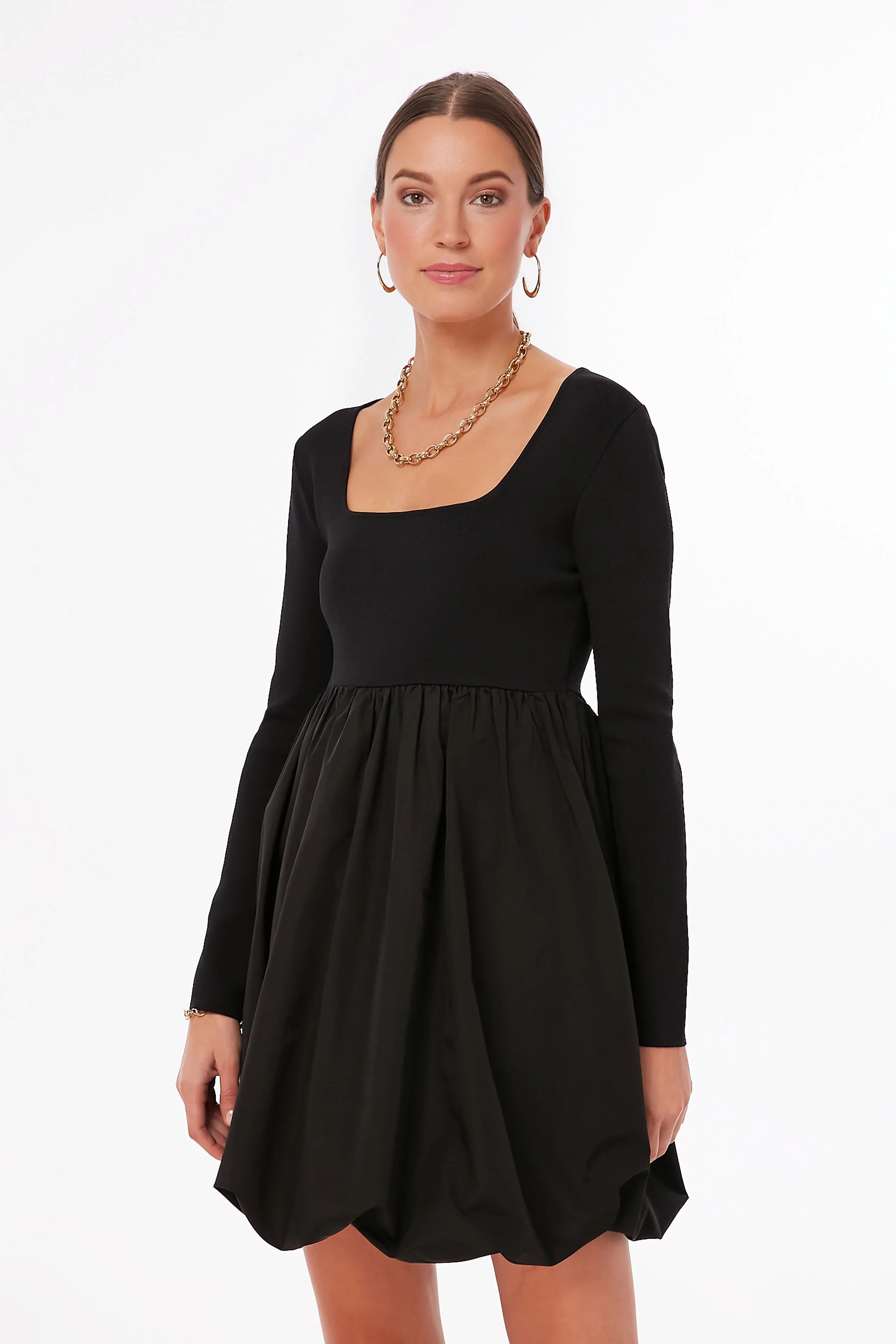 Black Bubble Skirt Cecilia Mini Dress | Tuckernuck (US)