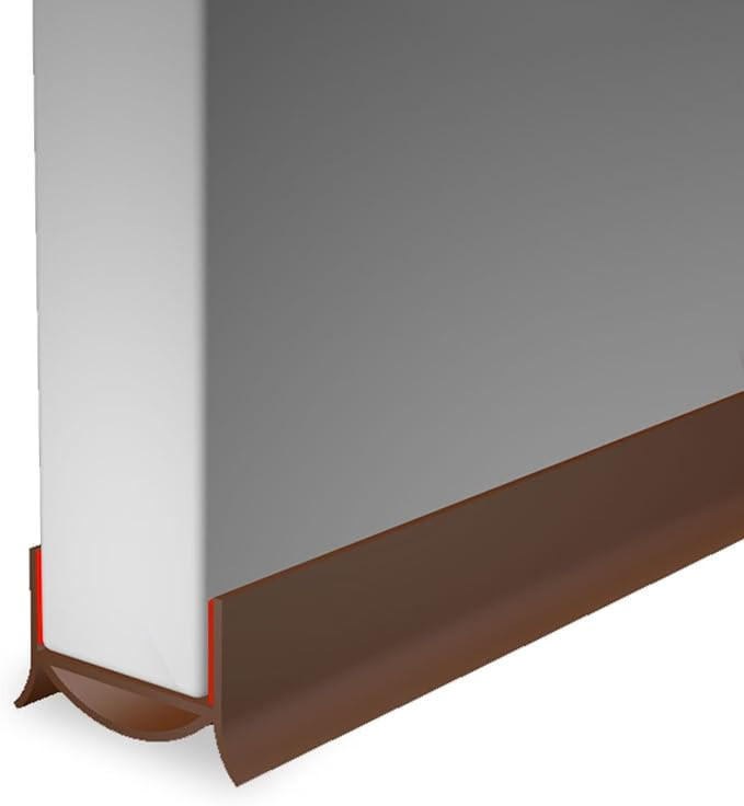 Door Draft Stopper, 36” Cuttable Weather Stripping Door Seal， Strong Adhesive Door Sweep for ... | Amazon (US)