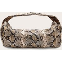 Snake Print Oversized PU Tote | PrettyLittleThing US