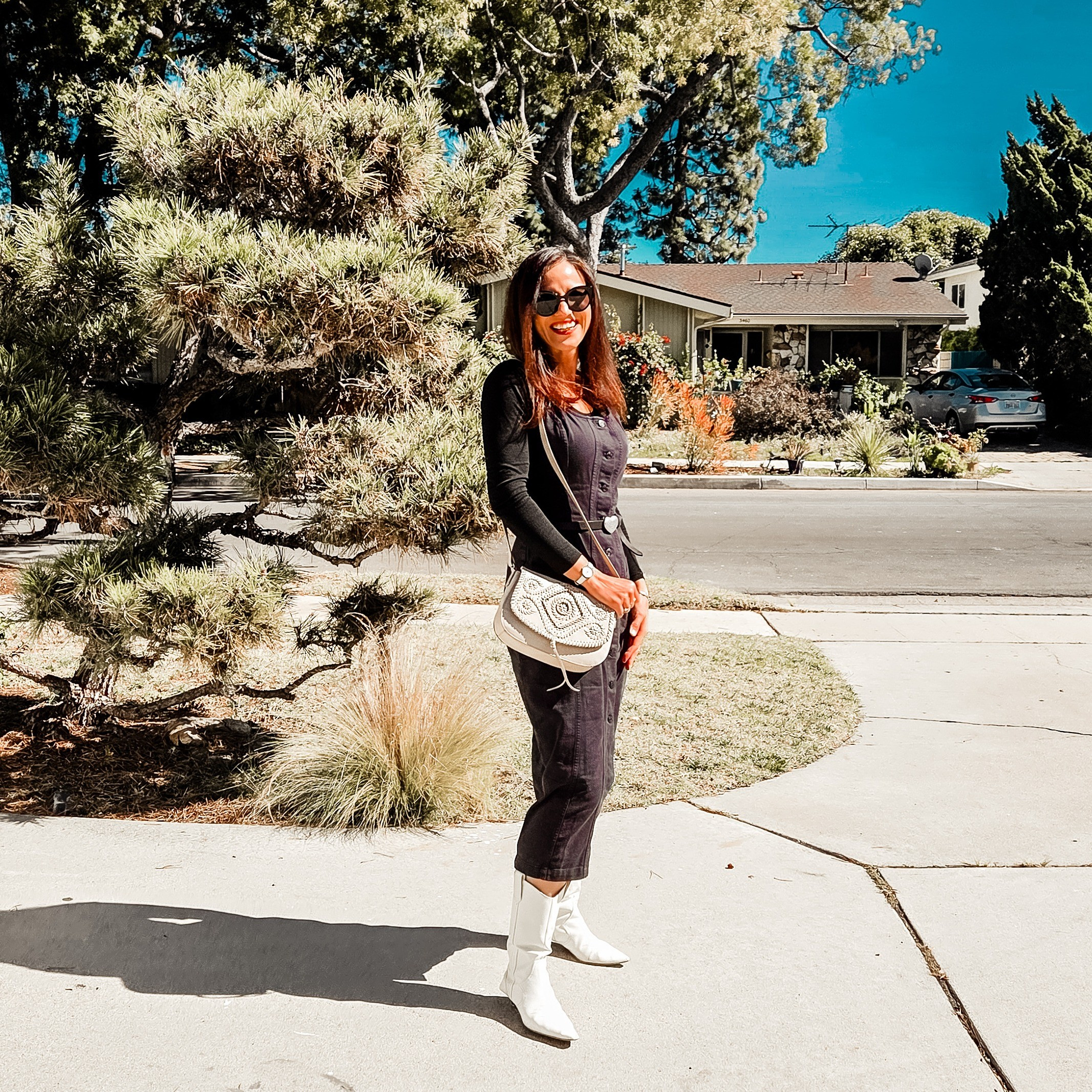 A jeans dress you can wear any season!! Love this simple and cute outfit--an understated show stopper. 

#LTKootd #LTKmomlife #LTKOver40