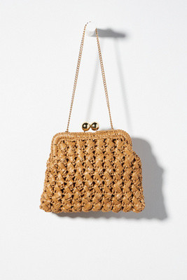 Caterina Bertini Oversized Woven Clutch | Anthropologie (US)