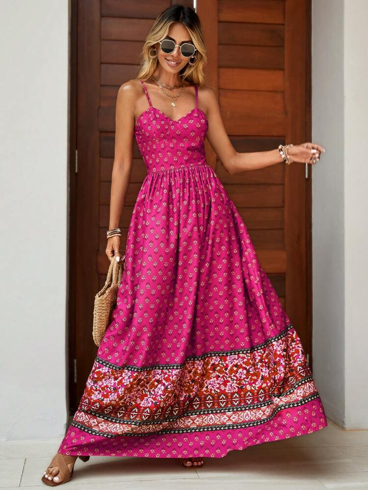 EMERY ROSE Allover Print Cami Dress | SHEIN