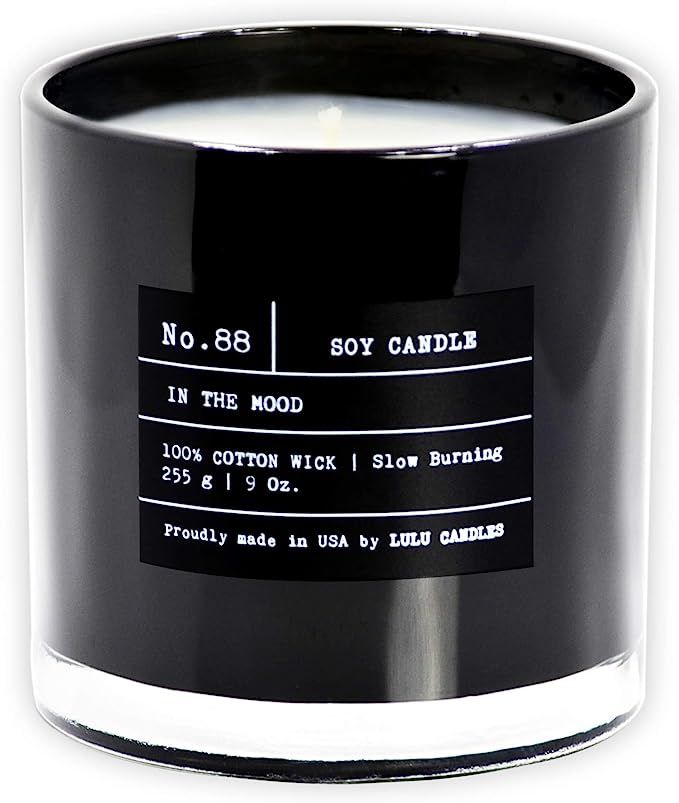 Lulu Candles | in The Mood - Musky Amber & Rose | Proudly Made in The USA | Highly Scented & Long... | Amazon (US)