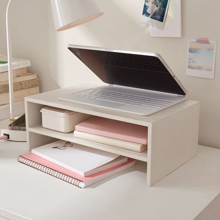 Brushed Fog Desk Riser | Pottery Barn Teen