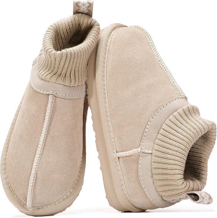 Project Cloud Kids Boots 100% Genuine Leather - Water Resistant Toddler Girl Boots with Australia... | Amazon (US)