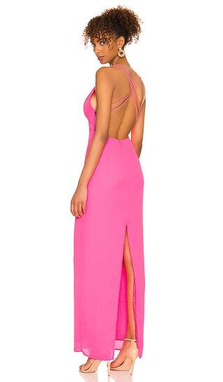 Lucinda Strappy Maxi Dress in Hot Pink | Revolve Clothing (Global)
