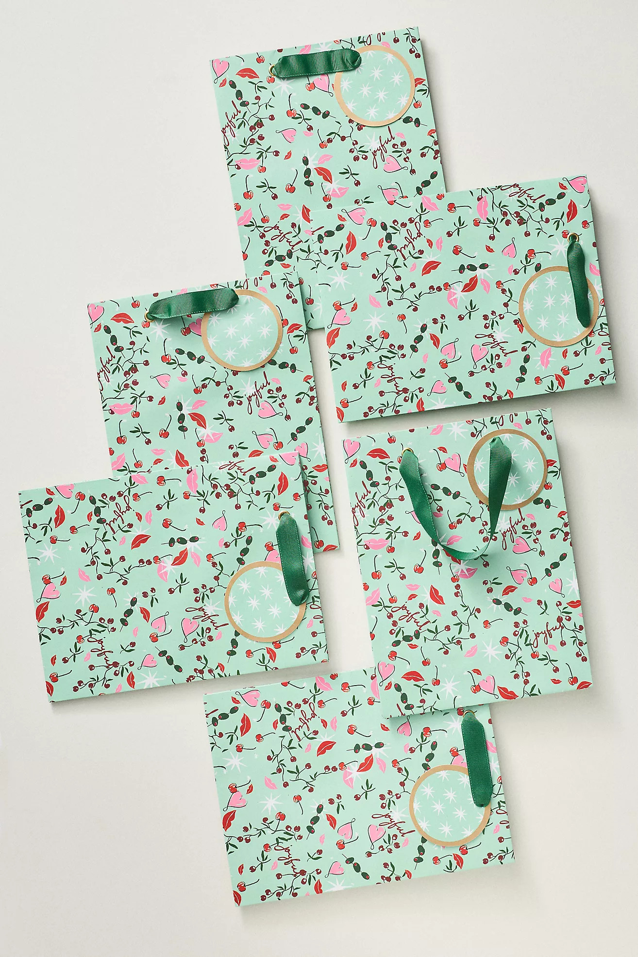 Medium Festive Gift Bags, Set of 6 | Anthropologie (US)