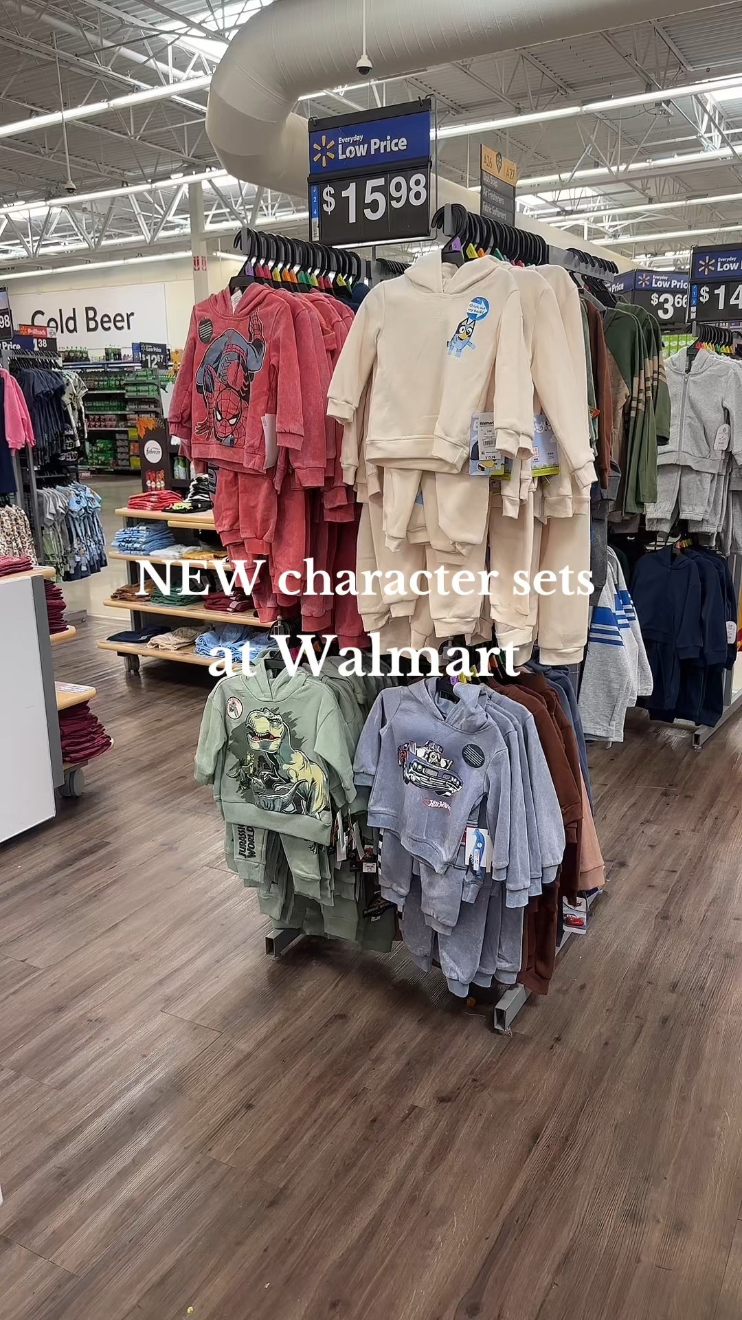 The cutest character sets for your toddlers! There is more options as well! #matchingset #twopieceset #2pieceset #fallset #falloutfits #fallstyle #kidsfashion #kidsoutfits #boymoms #toddlerfashion #toddleroutfit #walmartfinds #walmartfashion #walmarthaul #spiderman #bluey 