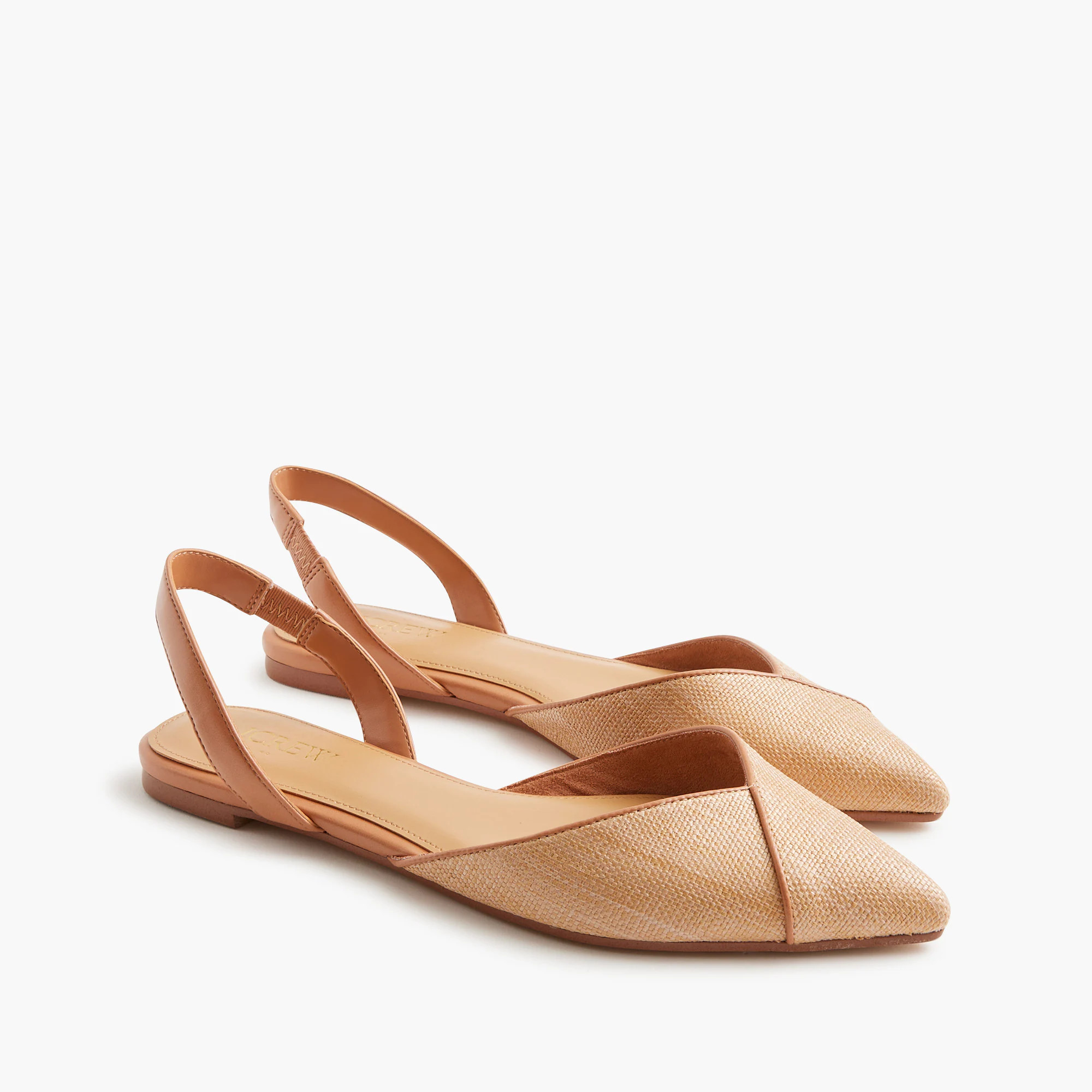 Woven slingback flats | J.Crew Factory