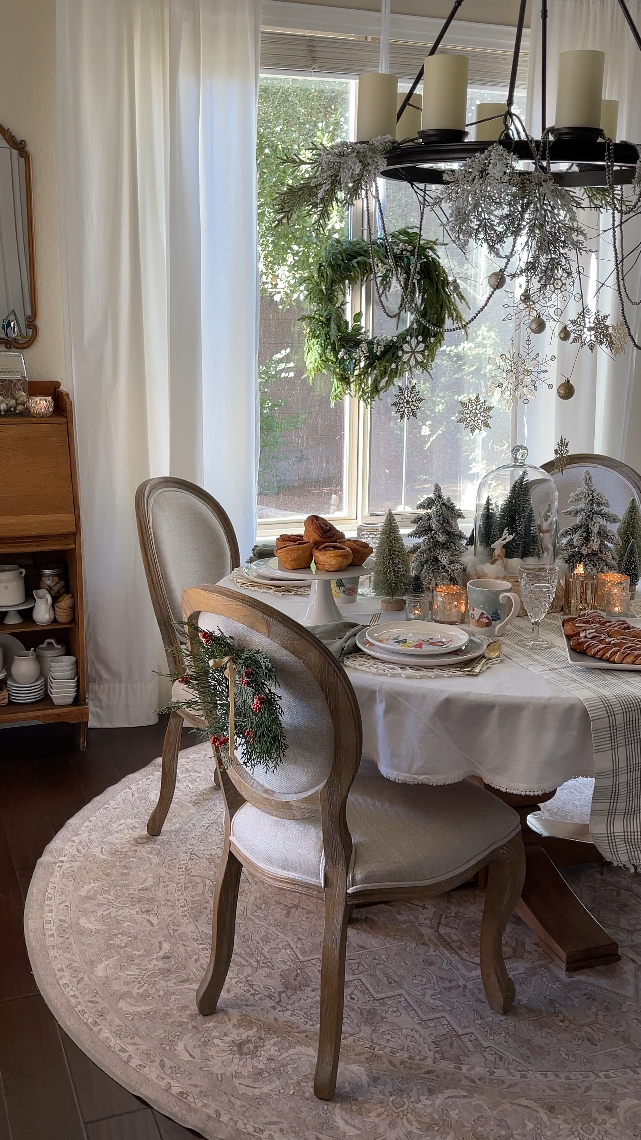 Christmas breakfast table 

Use code 10HJDCRTNVLE for a 10% discount on Bico Ceramics dishes until 12/19/23

Shown here is the Nordic Village collection 

*Chairs are Margot Dining Chairs with fabric back from Arhaus. They don’t seem to make this version anymore but the cane back version is available and listed below. 

French country table, French country chairs, French Farmhouse table, French Farmhouse chairs, Arhaus Margot Dining chair, round rug, washable rug

#LTKSeasonal #LTKHoliday #LTKhome