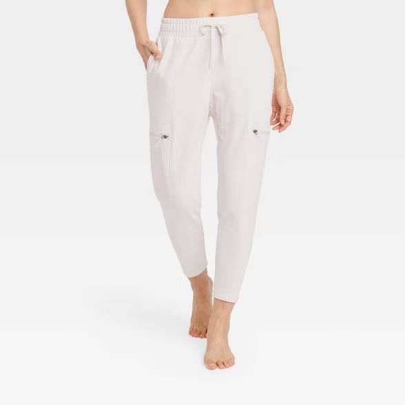 Women's Mid-Rise Cargo Jogger Pants 26" - All in Motion™ | Target