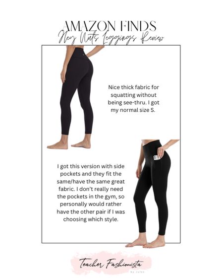 Amazon leggings for weight lifting! I tried them this week in the gym while I was squatting and they did great! See the image and my Instagram “Gym” and “Amazon” highlights for more info!

• Amazon • Workout leggings • Activewear • Weightlifting • Active leggings • Amazon Leggings • Hey Nuts •

#LTKfit #LTKFind #LTKunder50