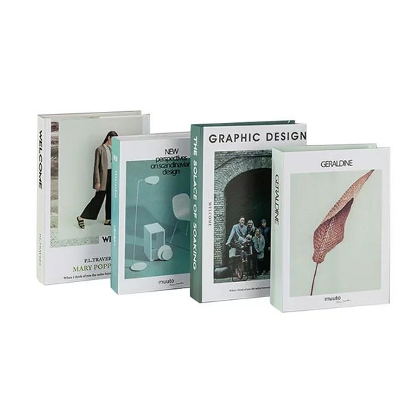 Moonvvin Openable Home Decoration Book Box Stylish Club Hotel Gift Fashion Desktop Room Study Sof... | Walmart (US)