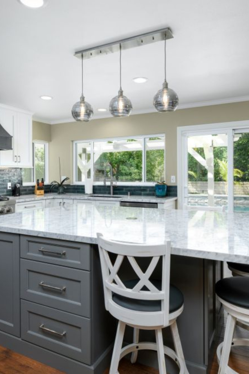 A perfect blend of form and function. This recent kitchen remodel features Fabuwood cabinetry in a soft gray finish on the island paired with a durable quartz countertop—designed, supplied, and installed by our team from start to finish. From material selection to final details, we handle every step of your remodel so your only job is to enjoy the results.

Follow for more kitchen inspiration and expert remodel tips! 

 #LTKHome