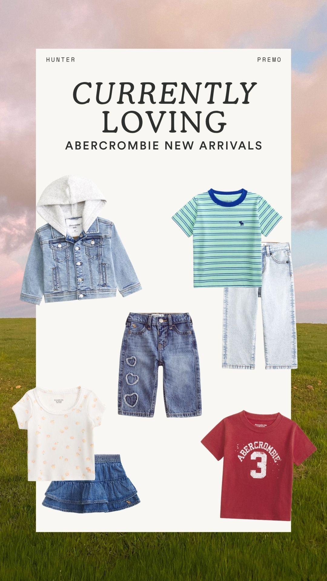 Abercrombie kids new arrivals! Loving these back to school picks! Use code DENIMAF for 40% off denim! #abercrombiepartner @abercrombie 

 #LTKSaleAlert #LTKKids