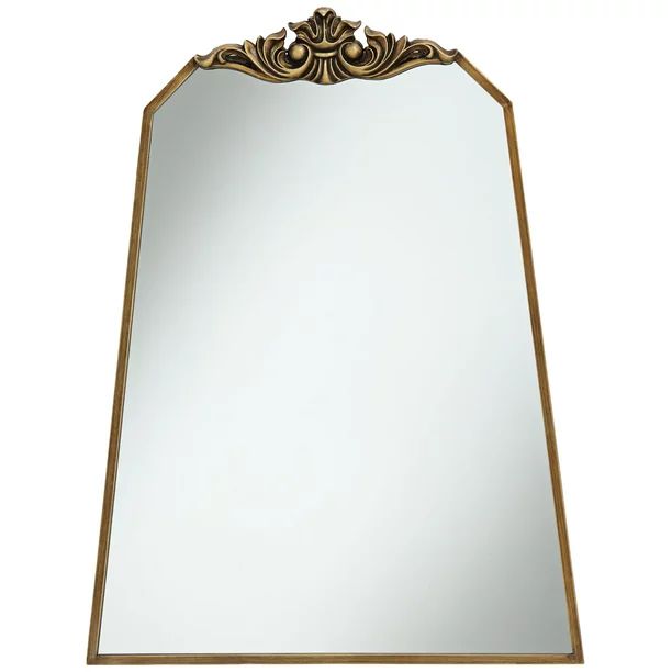 Noble Park Morrey 25 3/4" x 34 1/4" Crown Top Angled Wall Mirror - Walmart.com | Walmart (US)