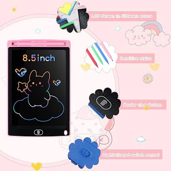 Zonon 4 Pcs LCD Writing Tablet for Kids 8.5 Inch Doodle Board Drawing Tablet Toddler Toys Gifts L... | Amazon (US)