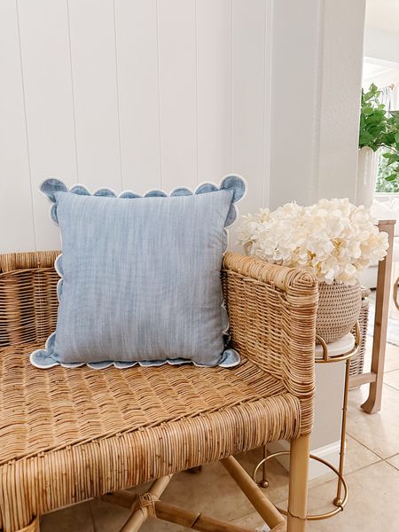 Hands down the top seller of the week was this scalloped pillow set. You all have loved them. They come in the blue I have and the sage green. Available but I’m not sure for how long. 

#LTKhome