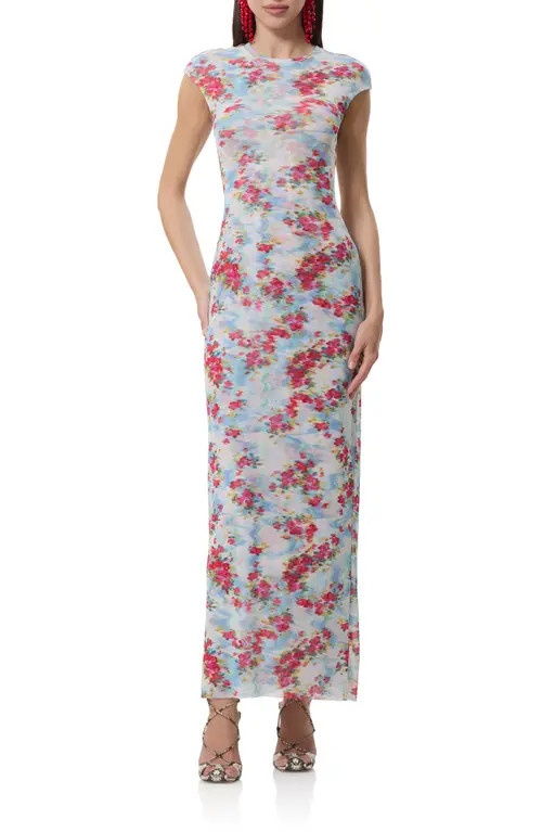 AFRM Mylo Body-Con Dress in Digital Floral at Nordstrom, Size Medium | Nordstrom
