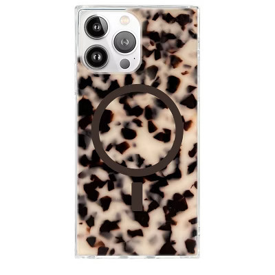 FLAUNT SQUARE iPhone 16 Pro Case with MagSafe - Blonde Tortoise Shell | Target