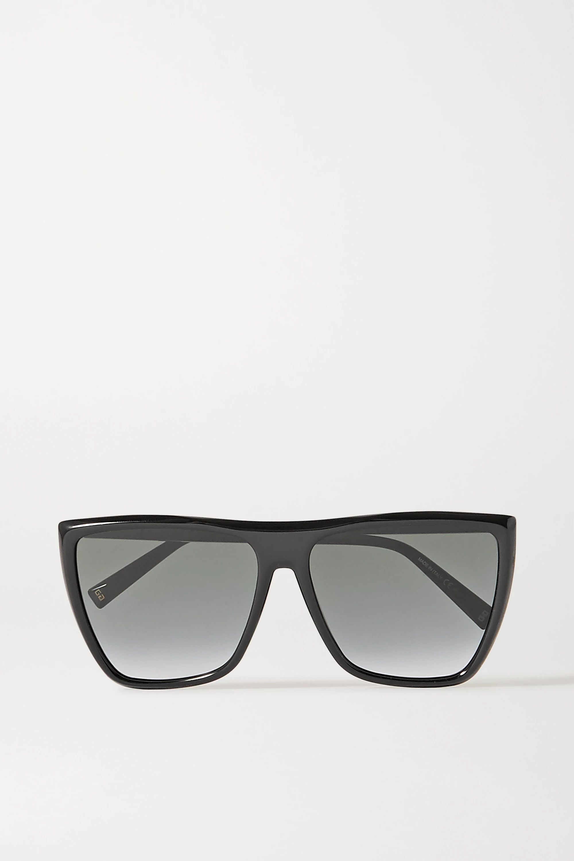 Black Oversized D-frame acetate sunglasses | Givenchy | NET-A-PORTER | NET-A-PORTER (US)